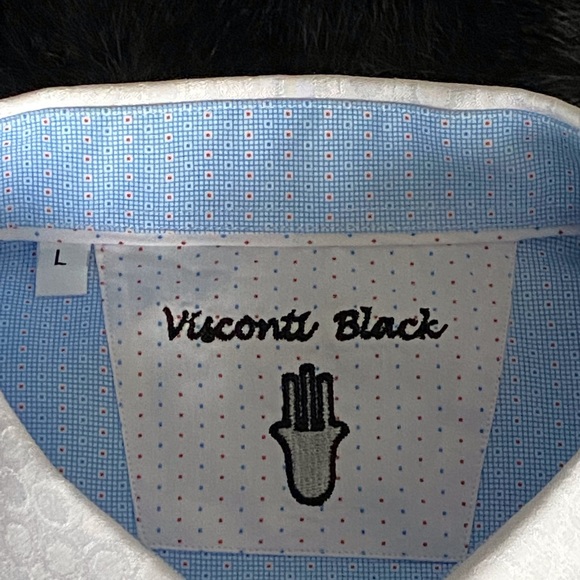 Visconti Black Men’s Shirt size L - Picture 4 of 10